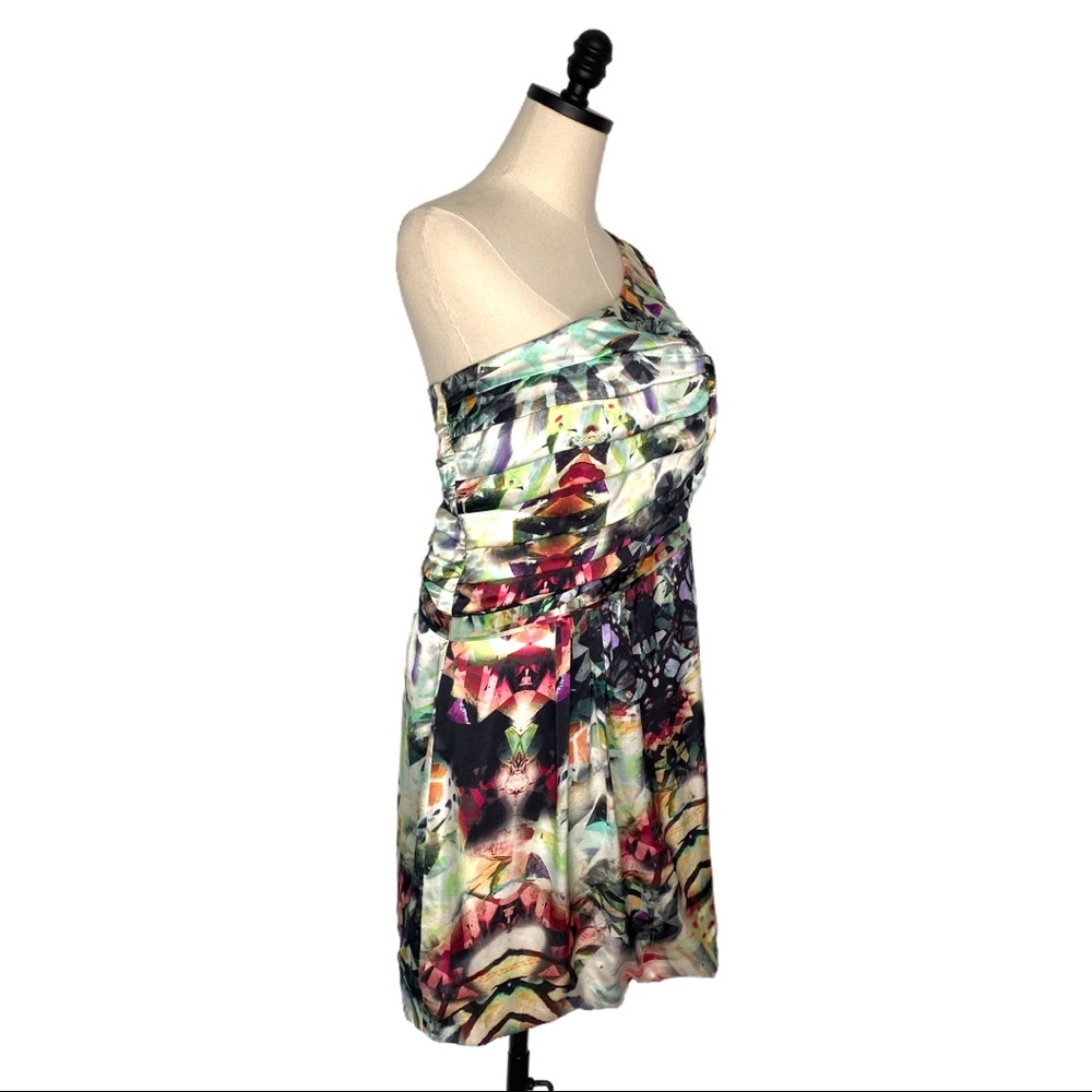 Carlos Miele Silk Abstract Single Shoulder SZ 44 - Picture 3 of 9